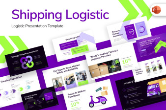Shipping Logistic PowerPoint Template
